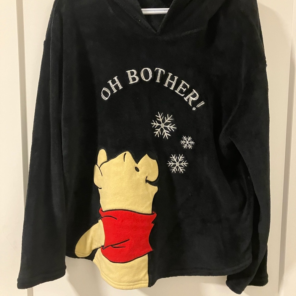 Disney Black Fleece with Pooh Design